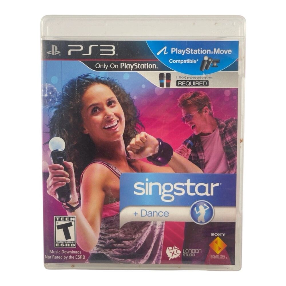 Singstar + Dance For Playstation 3 With Case PS3 Complete With Manual